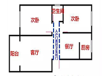 入戶門正對(duì)著衛(wèi)生間，客人來了太尷尬了
